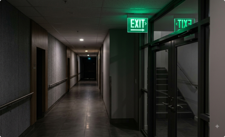 Lampu Emergency Exit_ Standar Wajib Gedung