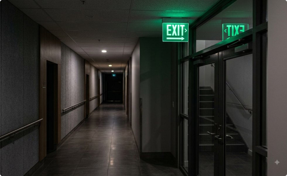 Lampu Emergency Exit_ Standar Wajib Gedung