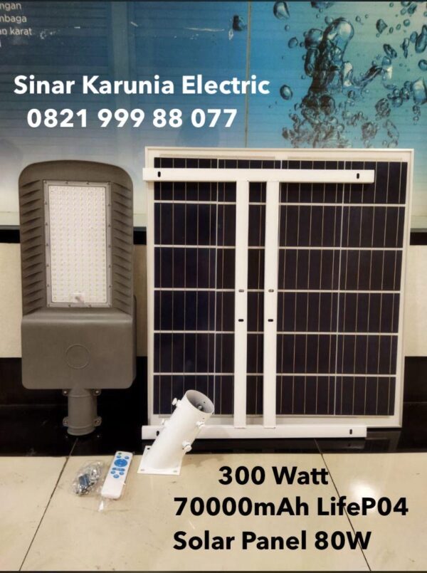 Lampu Jalan Solar Cell 300W Lampu Jalan Solar Cell