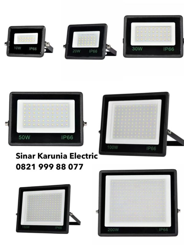 Lampu Sorot SMD_Floodlight SMD 10W 20W 30W 50W 100W 150W 200W.jpg Lampu Sorot SMD Floodlight SMD