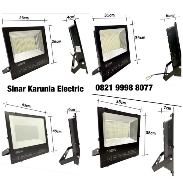 Lampu Sorot SMD_Floodlight SMD 50W 100W 200W 400 500W Lampu Sorot SMD Floodlight SMD