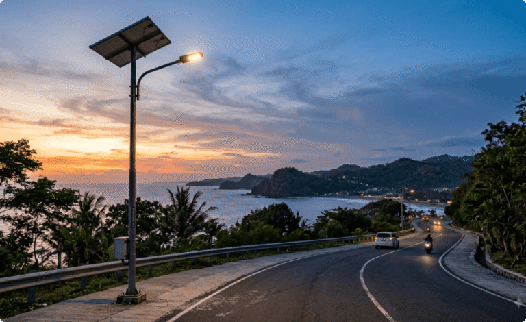 PJU Solar Cell: Solusi Penerangan Jalan Hemat