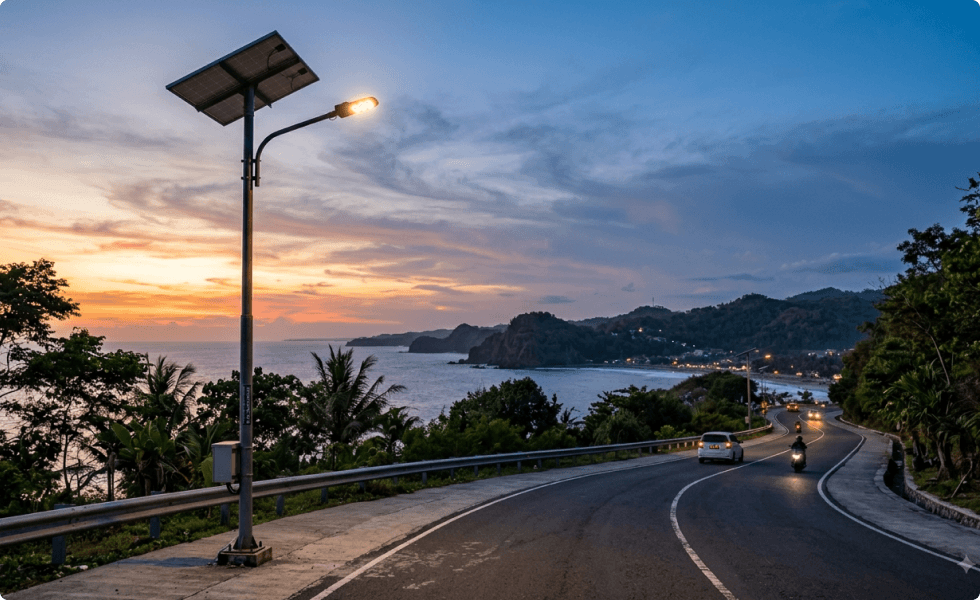 PJU Solar Cell: Solusi Penerangan Jalan Hemat