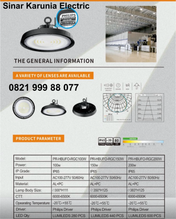UFO LED 100W 150W 200W UFO LED/Highbay LED